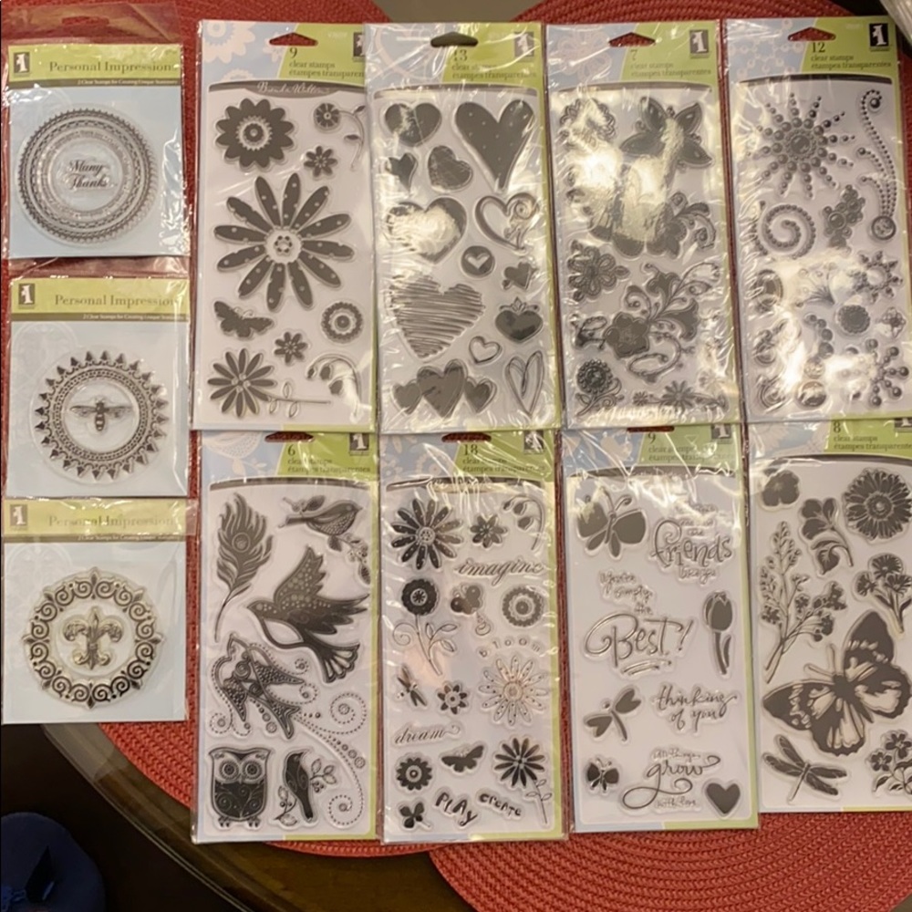 *NEW* 8 Sets + Bonus - INKADINKADO Clear Stamps
